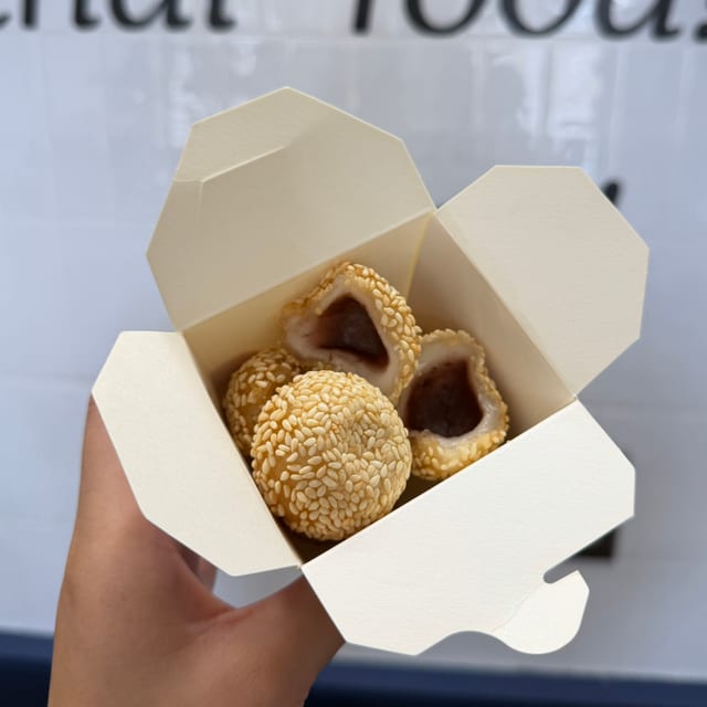 D1. Red Bean Sesame Balls.