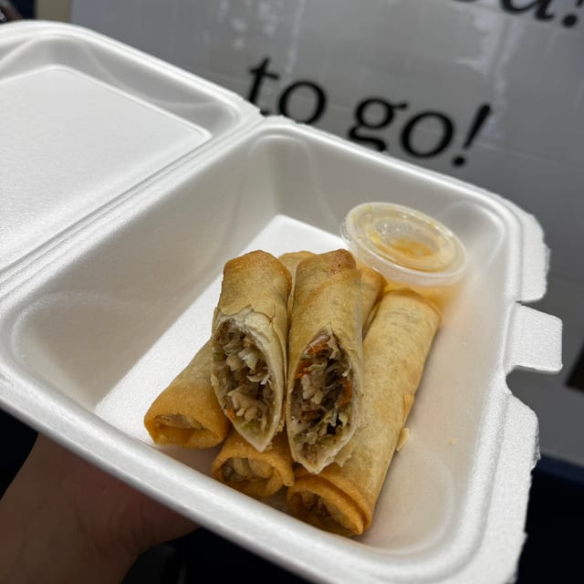 A10. Chicken Spring Rolls.